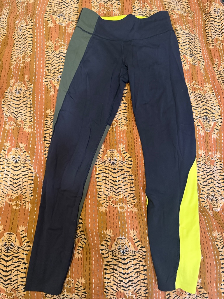 Athleta Color Block Leggings Sz S